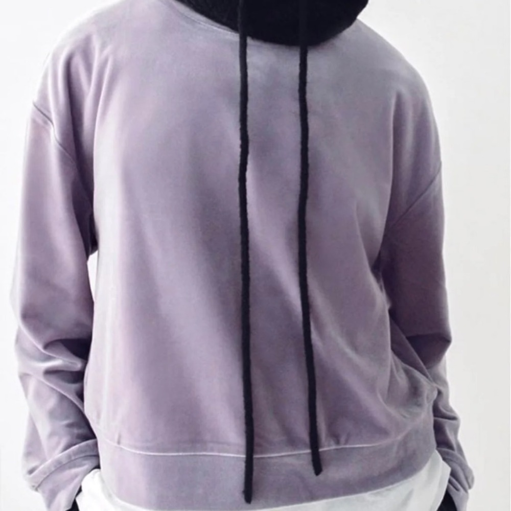 Zara  velvet sweatshirt - Picture 5 of 10